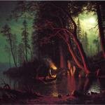 Bierstadt_Albert_Lake_Tahoe_Spearing_Fish_by_Torchlight