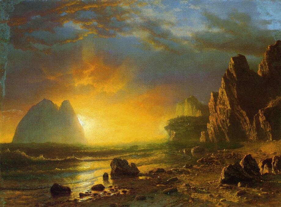 Bierstadt_Albert_Sunset_on_the_Coast