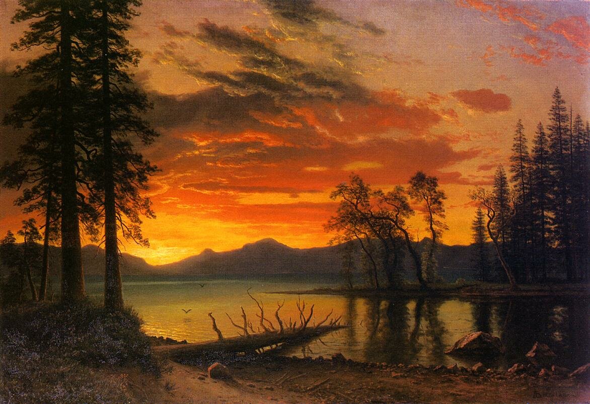 Bierstadt_Albert_Sunset_over_the_River