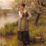 Knight_Daniel_Ridgeway_Beneath_The_Apple_Tree