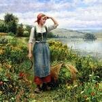 Knight_Daniel_Ridgway_A_Field_of_Flowers