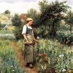 Knight_Daniel_Ridgway_In_the_Garden