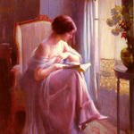 Enjolras_Delfin_Young_Woman_Reading_By_A_Window