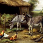 Hunt_Edgar_Donkeys_And_Poultry