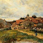 Peitjean_Edmond_The_Village_Road