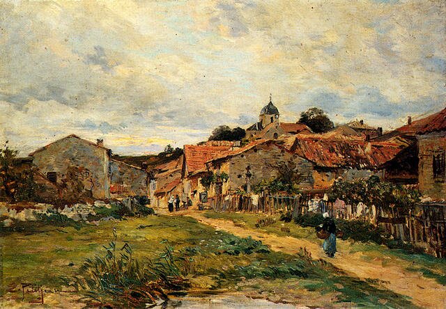 Peitjean_Edmond_The_Village_Road