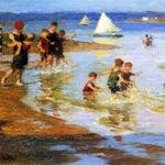 Pothast_Edward_Children_at_Play_on_the_Beach