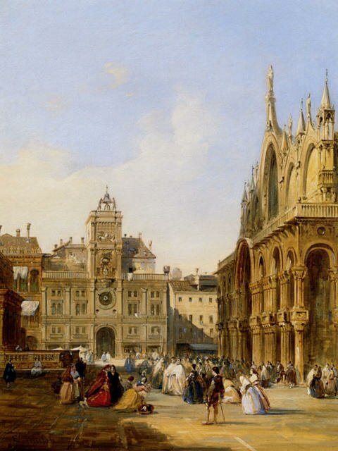 Pritchett_Edward_A_View_Of_St_Marks_Square