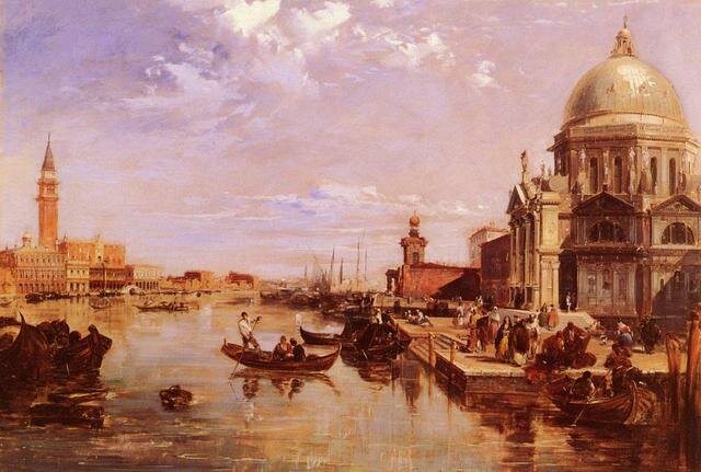 Pritchett_Edward_A_View_Of_The_San_Giorgio_Church_And_The_Grand_Canal