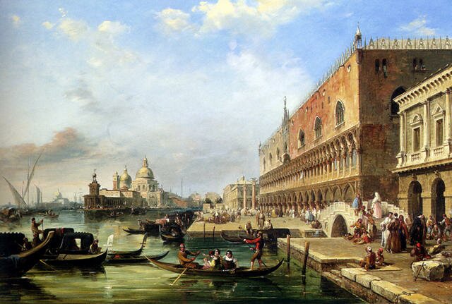 Pritchett_Edward_The_bacino_Venice_Looking_Towards_The_Grand_Canal