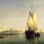 Cooke_Edward_William_On_The_Lagoon_Of_Venice