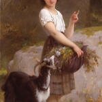 munier_1890_04_young_girl_with_goat_and_flowers