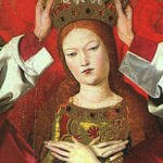 CHARONTON_Enguerrand_The_Coronation_Of_The_Virgin_Detail_The_Virgin