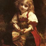 Piot_Adolphe_A_Little_Girl_Holding_A_Bird