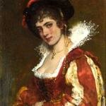 Blaas_Eugen_von_Portrait_of_a_Venetian_Lady