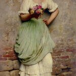 Blaas_Eugene_De_The_Flower_Seller