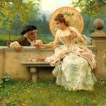 Andreotti_Federico_A_Tender_Moment_In_The_Garden