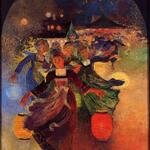 Puigaudeau_Ferdinand_du_Breton_Girls_with_Chinese_Lanterns