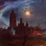 Puigaudeau_Ferdinand_du_The_Bourg_de_Batz_Church_under_the_Moon