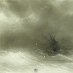 Aivazovsky, Ivan 46 - Russian (1817-1900) A Strong Wind