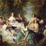 Winterhalter_Franz_Xavier_The_Empress_Eugenie_Surrounded_by_her_Ladies_in_Waiting