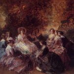 Winterhalter_Franz_Xavier_The_Empress_Eugenie_Surrounded_by_her_Ladies_in_Waiting_1855