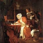 METSU_Gabriel_The_Letter_Writer_Surprised