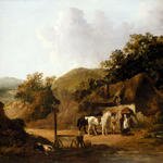 Morland_George_Taking_Refreshments_Outside_A_Village_Inn