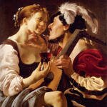 Terbrugghen_Hendrick_A_Luteplayer_Carousing_With_A_Young_Woman_Holding_A_Roemer