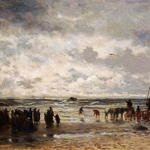 Mesdag_Hendrik_Willem_Le_Depart_Du_Bateau_De_Sauvetage