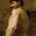 Toulouse_Lautrec_Henri_de_Bust_of_a_Nude_Man