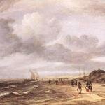 RUISDAEL_Jacob_Isaackszon_van_The_Shore_At_Egmond_an_Zee