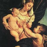 BASSANO_Jacopo_Madonna_And_Child_With_Saint_John_The_Baptist