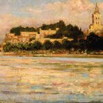 Beckwith_James_Carroll_The_Palace_of_the_Popes_and_Pont_d-Avignon