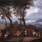 BRUEGHEL_Jan_the_Elder_Travellers_On_The_Way