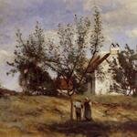 Corot_An_Orchard_at_Harvest_Time