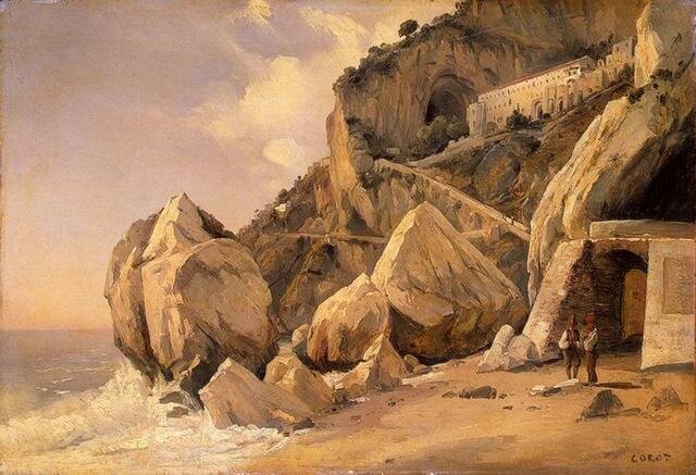 Corot_Rocks_in_Amalfi