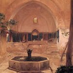 Courtyard_of_a_Mosque_at_Broussa_1867_36.3x26.4cm