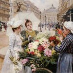 The_Flower_Seller_Avenue_de_LOpera_Paris