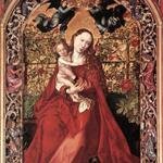 SCHONGAUER_Martin_Madonna_Of_The_Rose_Bush_1473