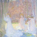 Denis_Maurice_Figures_In_A_Spring_Landscape