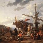 BERCHEM_Nicolaes_A_Southern_Harbour_Scene