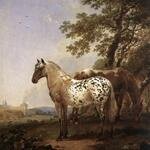 BERCHEM_Nicolaes_Landscape_With_Two_Horses