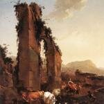 BERCHEM_Nicolaes_Peasants_With_Cattle_By_A_Ruined_Aqueduct