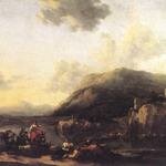 BERCHEM_Nicolaes_landscape_With_Jacob_Rachel_And_Leah