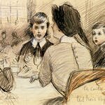 Helleu_Paul_Cesar_A_Family_Dinner_At_The_Ritz_New_York