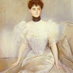 Helleu_Paul_Cesar_Portrait_Of_Lady_With_A_Fan