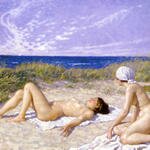 Fischer_Paul_Sunbathing_In_The_Dunes