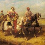 Schreyer_Adolf_Arab_Chieftain_And_His_Entourage