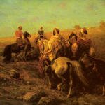 Screyer_Adolf_Arabian_Horsemen_Near_A_Watering_Place